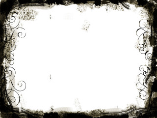 Black white square frame floral - floral free wallpaper