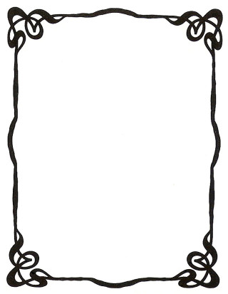 Black white frame knot square - frame free wallpaper