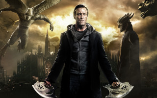 Man holding knives castle demon - a castle free wallpaper