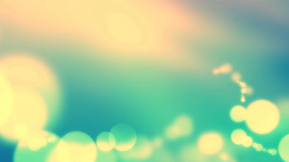 Blurry blue yellow background circles - circle of light free wallpaper
