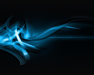 Blue abstract background black white 3 - computer graphic free wallpaper