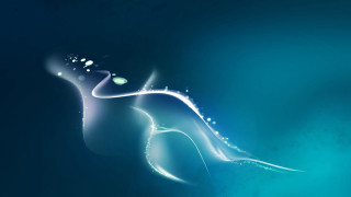 Blue abstract background light line - the top of it free wallpaper