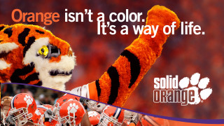 Mascot football helmet banner orange - gritty free wallpaper