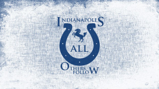 Blue white indianapolis colts logo - a poster free wallpaper for desktop