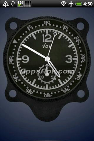 Clock black face white numbers - dieselpunk free wallpaper