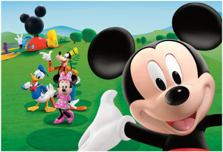 Mickey mouse cartoon background characters - the background and a sky background free wallpaper