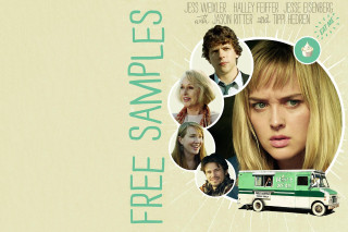 Blonde woman man tie poster 2 - neoplasticism free wallpaper