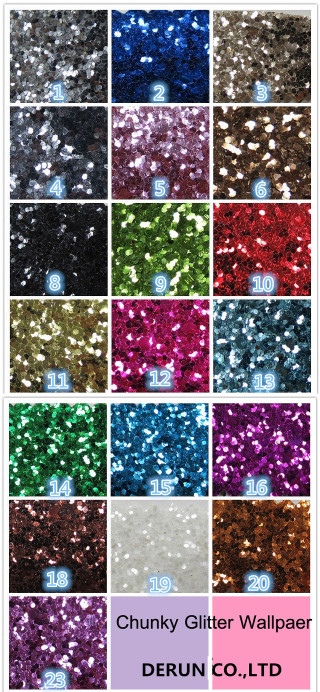 Glitter variety colors sizes shapes - free new year wallpaper