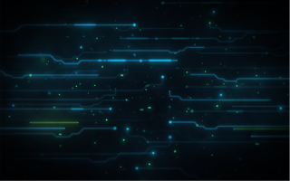 Dark background green blue lights - beeple free wallpaper