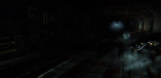 Dark room steam clock center - volumetric lighting free wallpaper