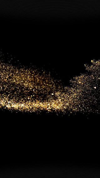 Black gold glitter abstract planet - anish kapoor free wallpaper