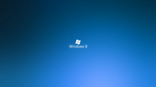 Blue background white window8 logo 2 - 8k resolution free wallpaper