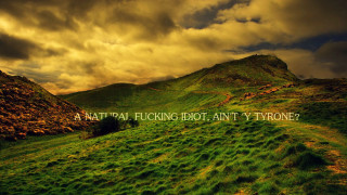 Grassy hill sky background quote - a sky background and a quote free wallpaper