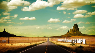 Long road sign hpm 28 - a long road free wallpaper