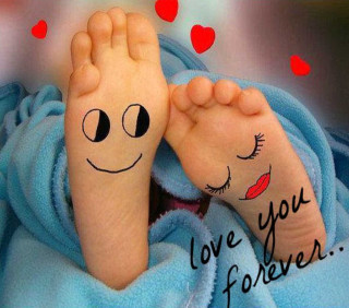 Tattoo foot hearts flying message 4 - andries both free wallpaper