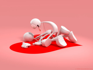 White man laying ground red 2 - a red rug free wallpaper