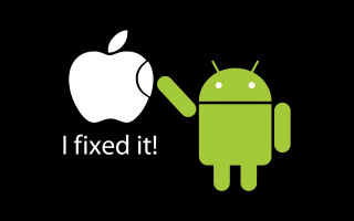 Green apple white apple i 2 - a white apple free wallpaper