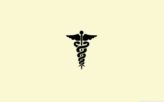 Cadus symbol sword side image - yellow background free wallpaper