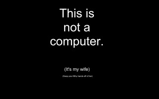 Black white quote wife david 2 - a computer free wallpaper