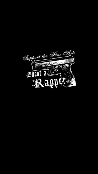 Gun shoot rapper black background - aaa game free wallpaper