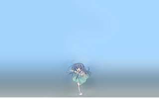 Girl green dress water arabesque - a green dress free wallpaper