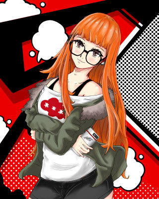 Woman glasses jacket cellphone thought - heroic free wallpaper