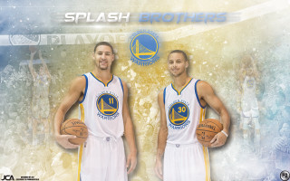 Basketball players golden state warriors - two basketball player free wallpaper