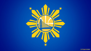 Warriors golden sun stars blue - concept design free wallpaper
