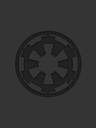 Star wars symbol holography monochrome - a dark background free wallpaper