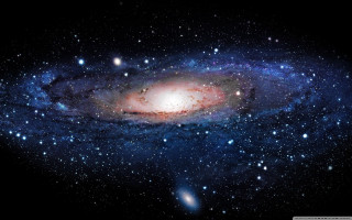 Colorful spiral galaxy stars black 2 - galaxy free wallpaper