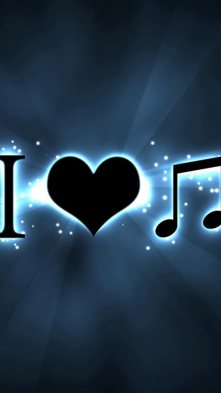 Heart shaped music note i - allen tupper true free wallpaper