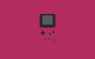 Pink background gameboy cross screen - 2 d game art free wallpaper