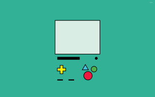 Green background square image design - a square free wallpaper