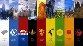 Dragon castle banners logos gameofthrones - a series free wallpaper