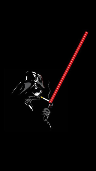 Darth vader red lightsaber black - a darth vader free wallpaper