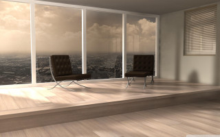 Room chair window ocean city - david chipperfield free wallpaper