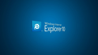 Blue background internet explorer logo - excessivism free wallpaper