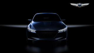 Dark black white car blue - futurism free wallpaper