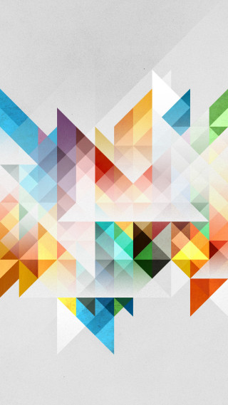 Colorful abstract background triangle pattern 4 - surreal design free wallpaper