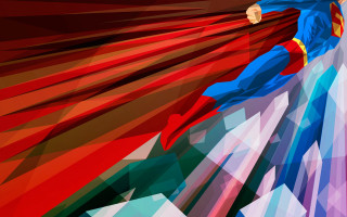 Man superman suit flying red - liam brazier free wallpaper