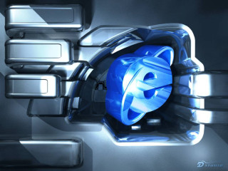 Blue object metal structure blue 2 - a blue object free wallpaper