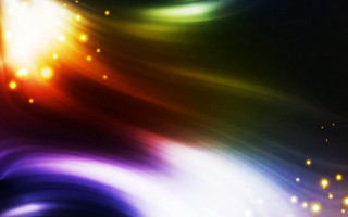 Colorful background lights blurry person - mystical free wallpaper
