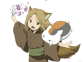 Woman holding cat flower shoulder - her shoulder and a cat free wallpaper
