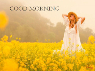 Woman field yellow flowers hat - elizabeth durack free wallpaper