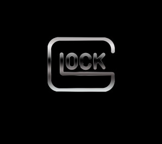 Black white lock icon silver - international typographic style free wallpaper