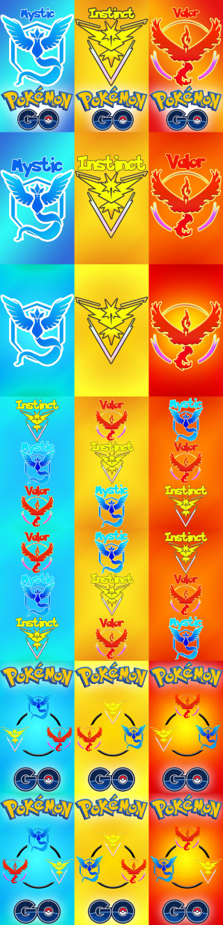 Colored shapes series images different - a series free wallpaper