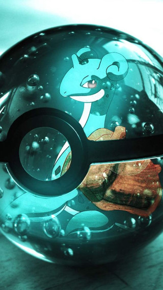 Shiny blue black pokeball cartoon - shiny free wallpaper
