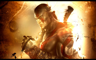 Man sword light fire background - his hand in free wallpaper