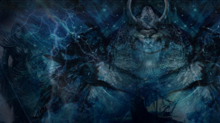 Demon horns wings blue demons - horn free wallpaper