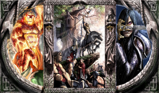 Group people standing picture frame 2 - a picture frame free wallpaper
